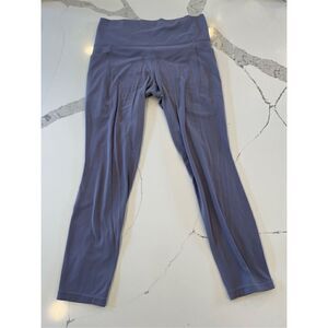 Athleta Salutation Stash Pocket II 7/8 Tight Legging Lavender Women’s Sz M